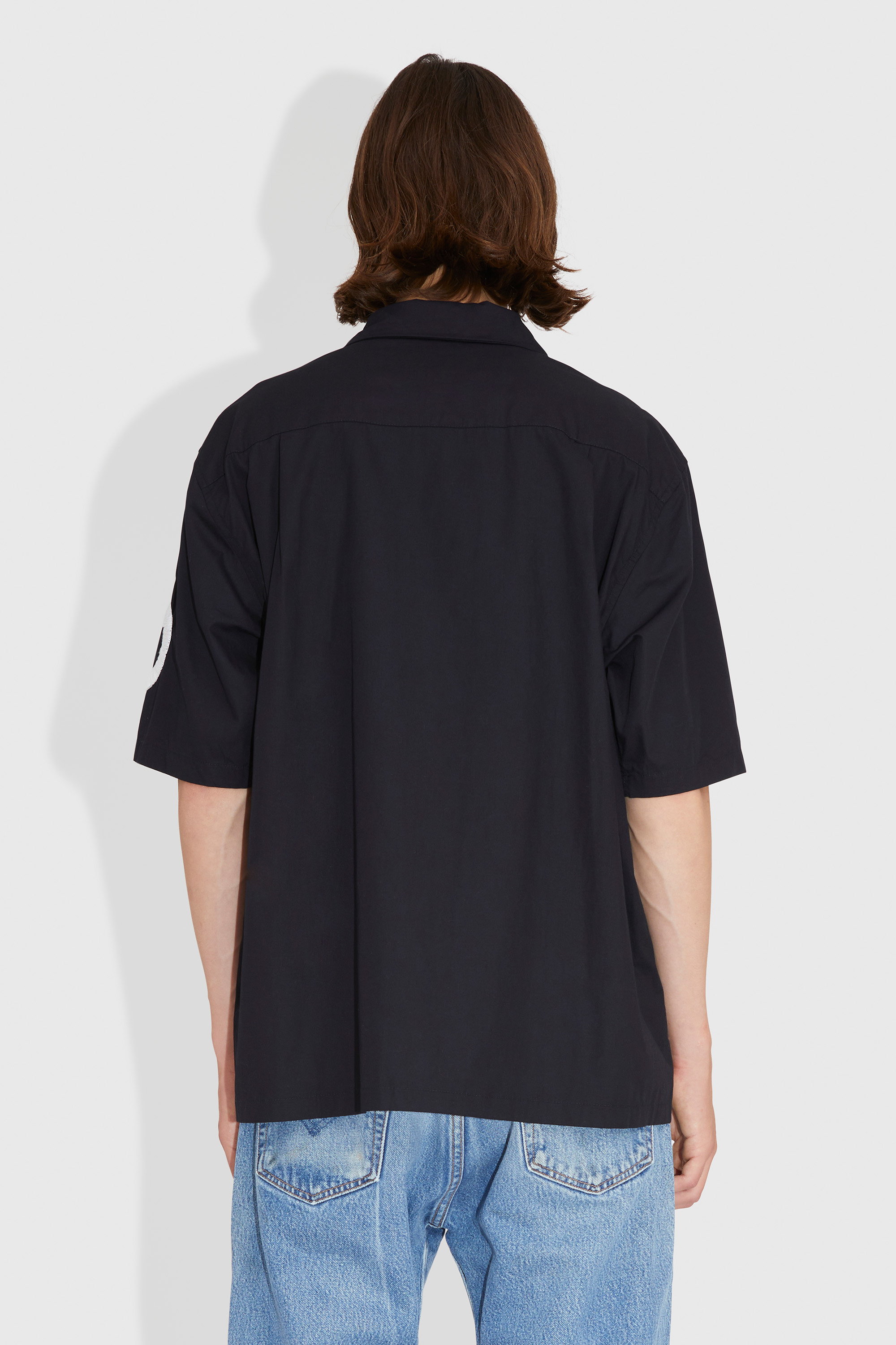 NOMA t.d. Bandana Hand Embroidery Shirt Black | WoodWood.com