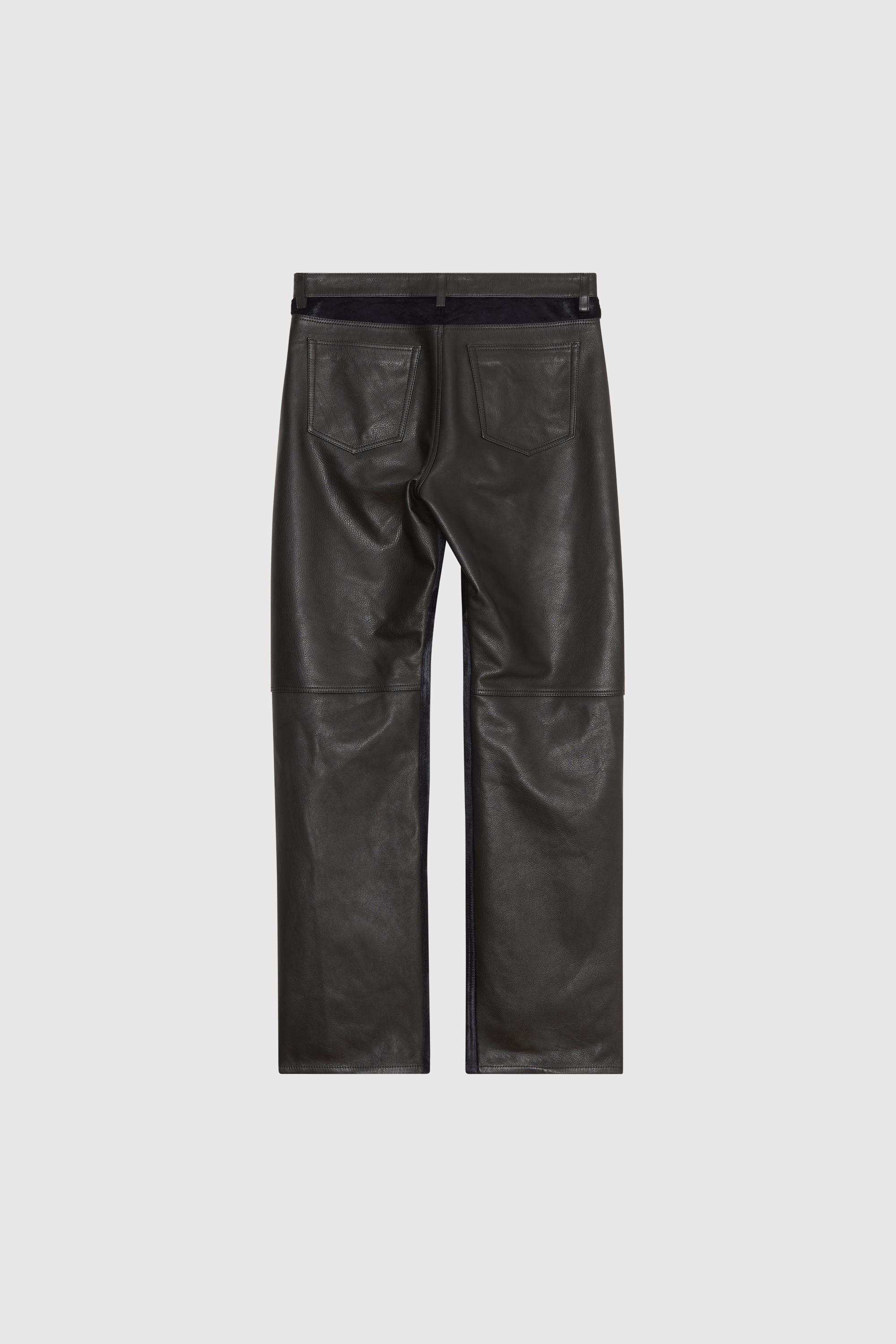 Wood Wood Henry calfhair leather trousers Navy | WoodWood.com
