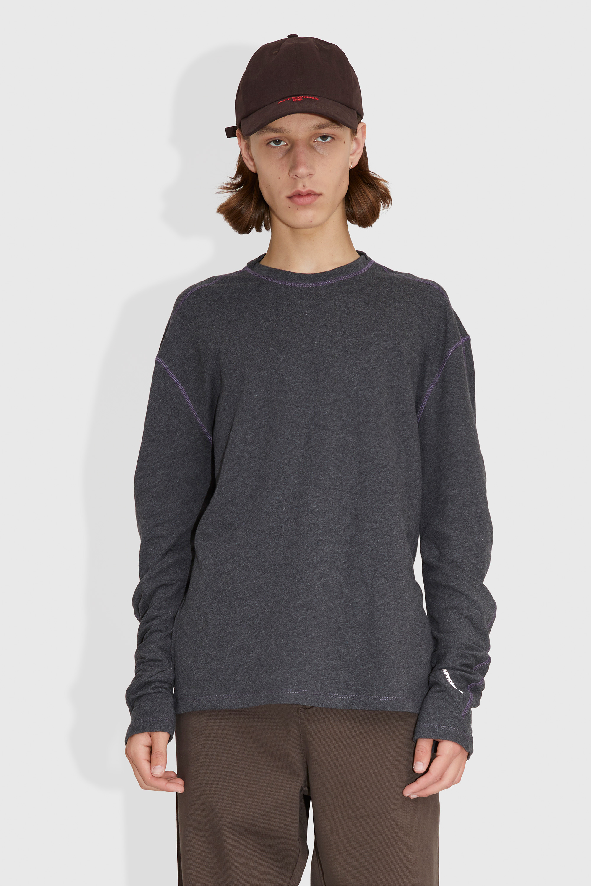 WTAPS Dawn. Mock Neck LS / Tee Olive drab | WoodWood.com