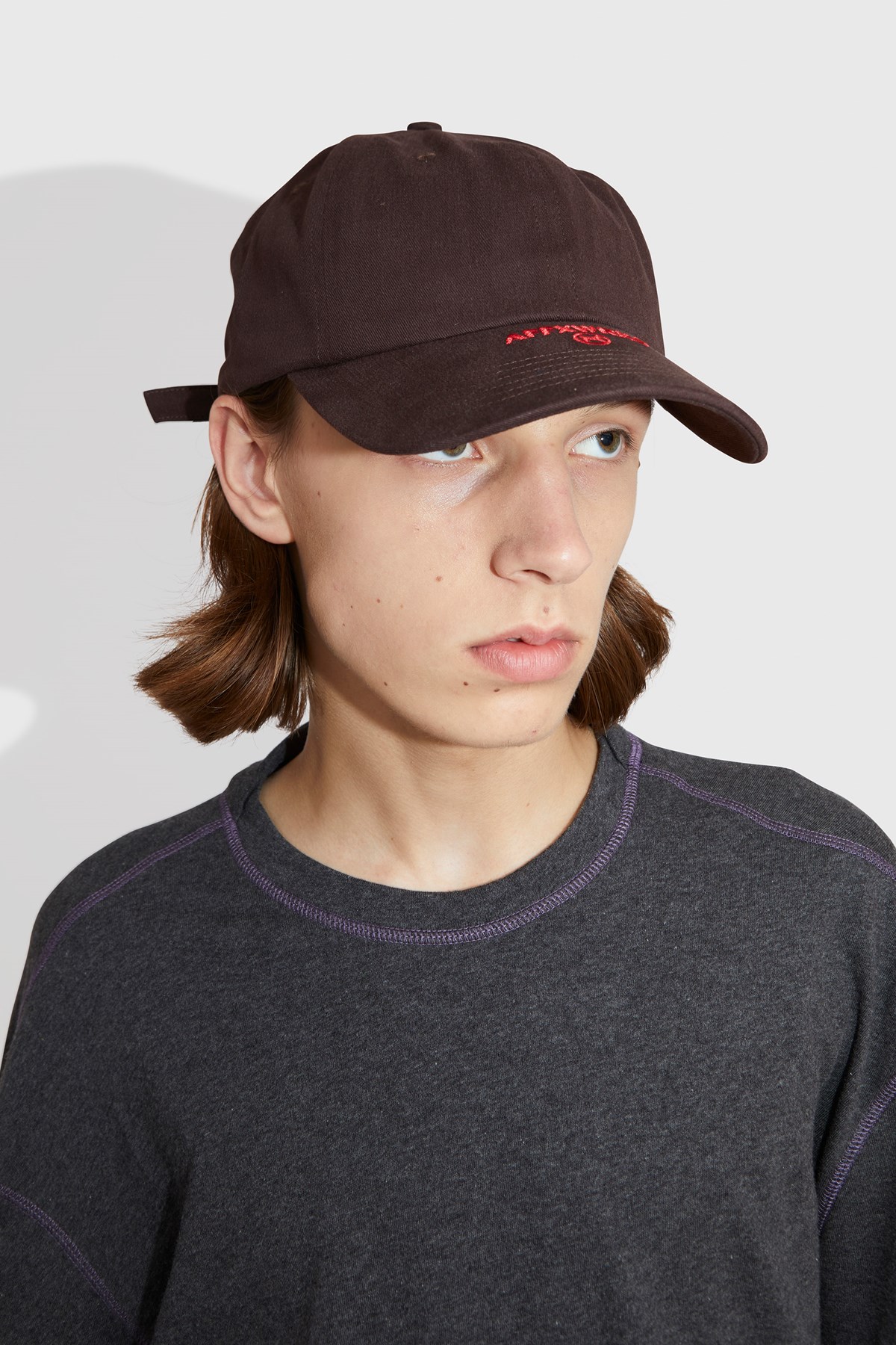 AFFIX Brim Logo Cap Brown | WoodWood.com