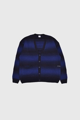 Pop Trading Company Striped Knitted Cardigan