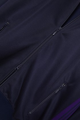 Needles Track Jacket - Poly Smooth C-navy | WoodWood.com