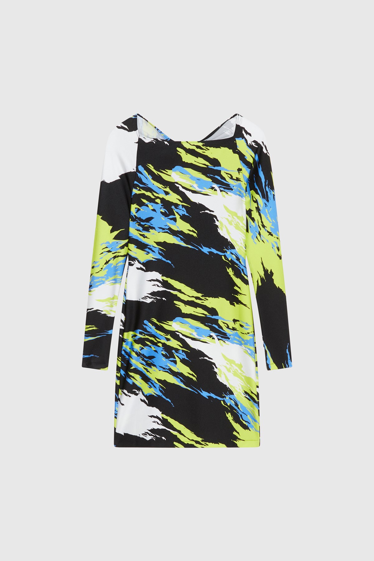 Coperni Twisted Cut-Out Jersey Dress Multi colour | WoodWood.com