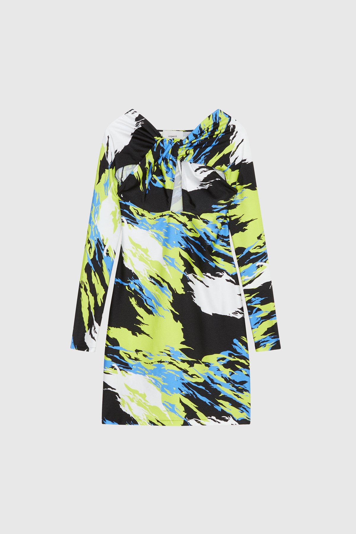 Coperni Twisted Cut-Out Jersey Dress Multi colour | WoodWood.com