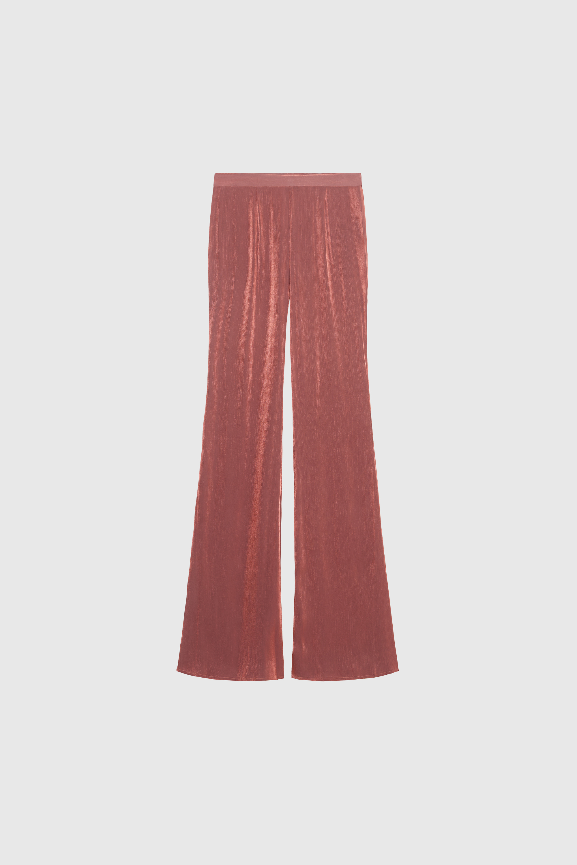 Zara FLARED VELVET PANTS