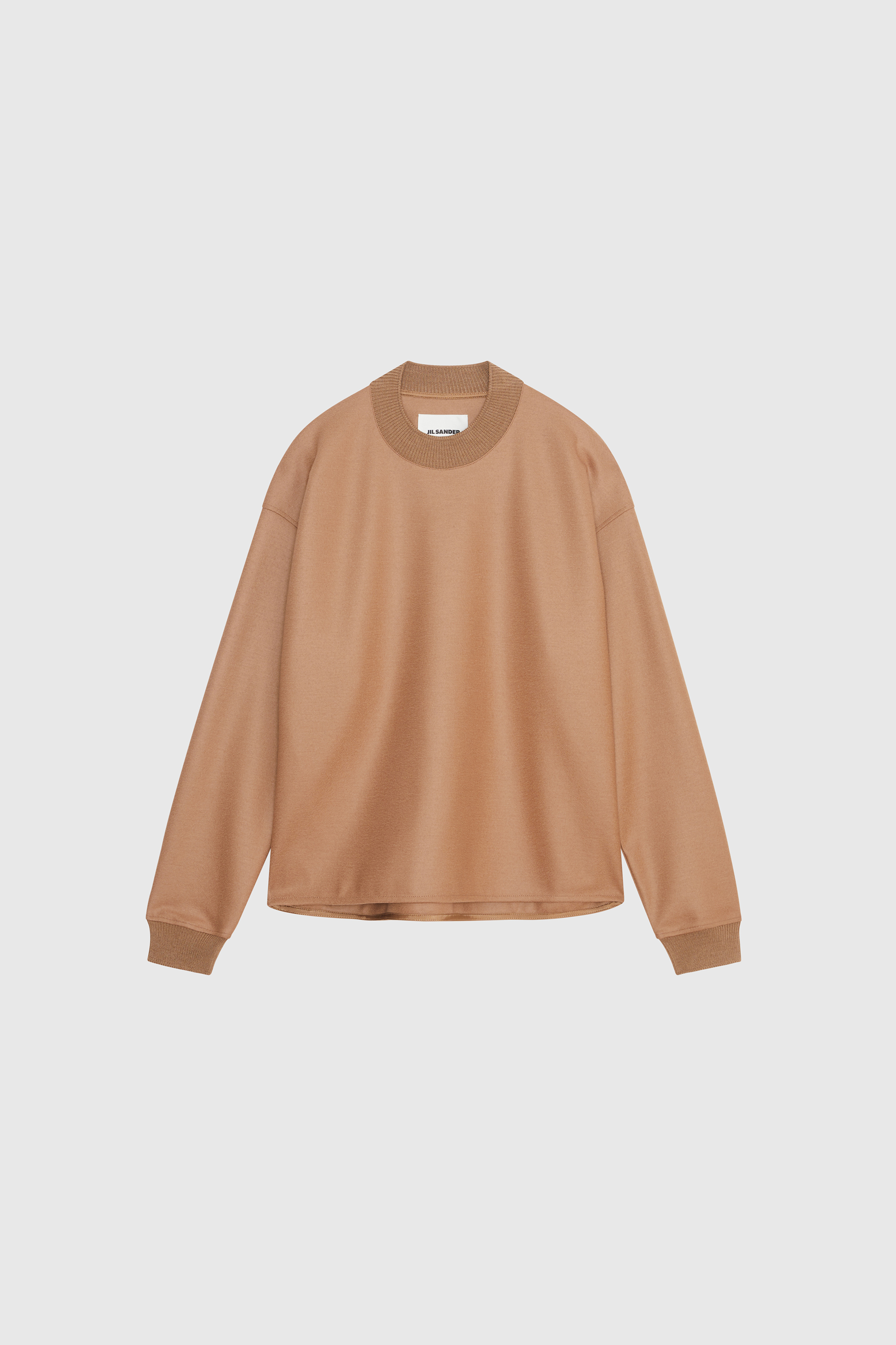 Jil Sander Wool Sweatshirt Nether red | WoodWood.com