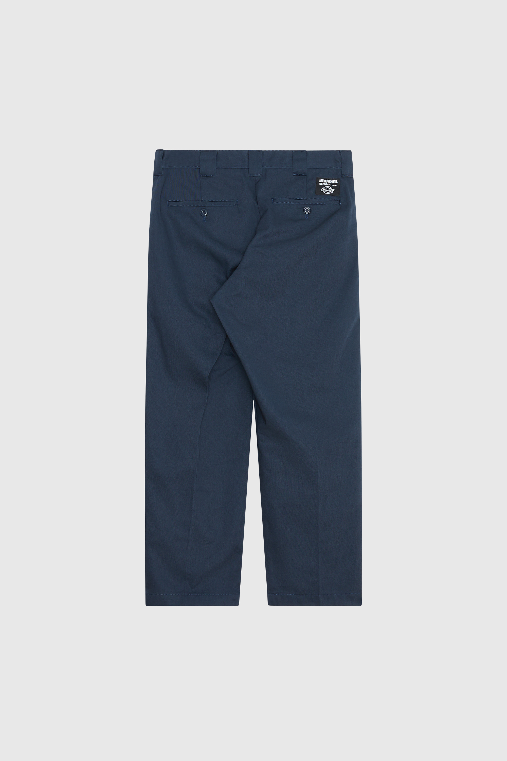 Pull-on linen trousers - Dark blue/Landscape - Ladies | H&M IN