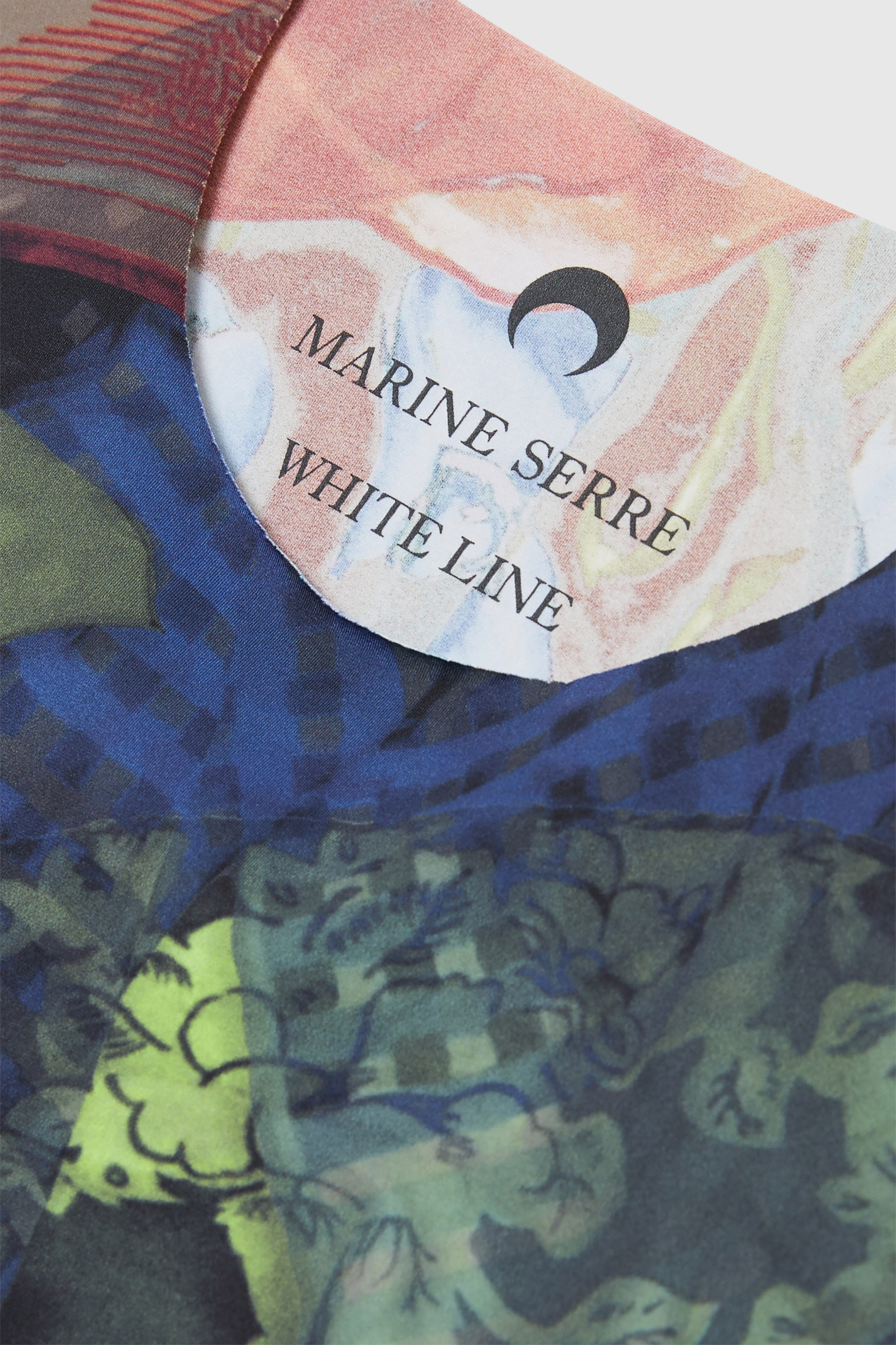 Marine Serre Scarves Print Recycled Second Skin Top Mu00