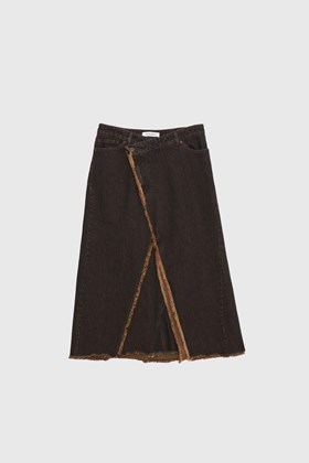 Wood Wood Vanja Denim Wrap Skirt