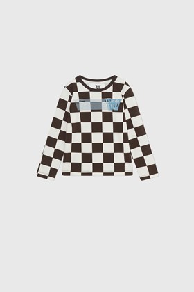 Double A by Wood Wood Kim junior checkered longsleeve