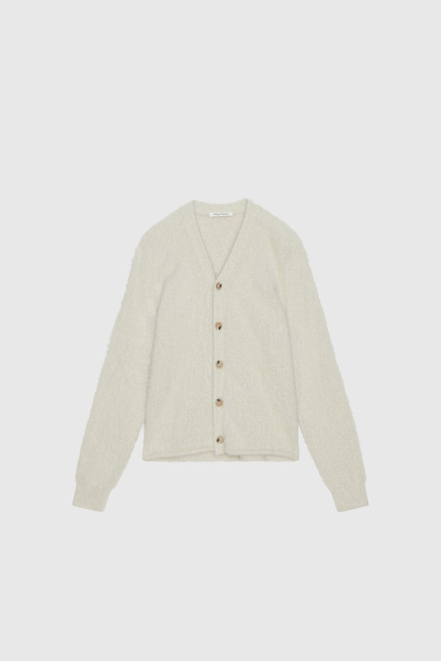 Tres Bien Gradient Cardigan Alpaca Fog | WoodWood.com