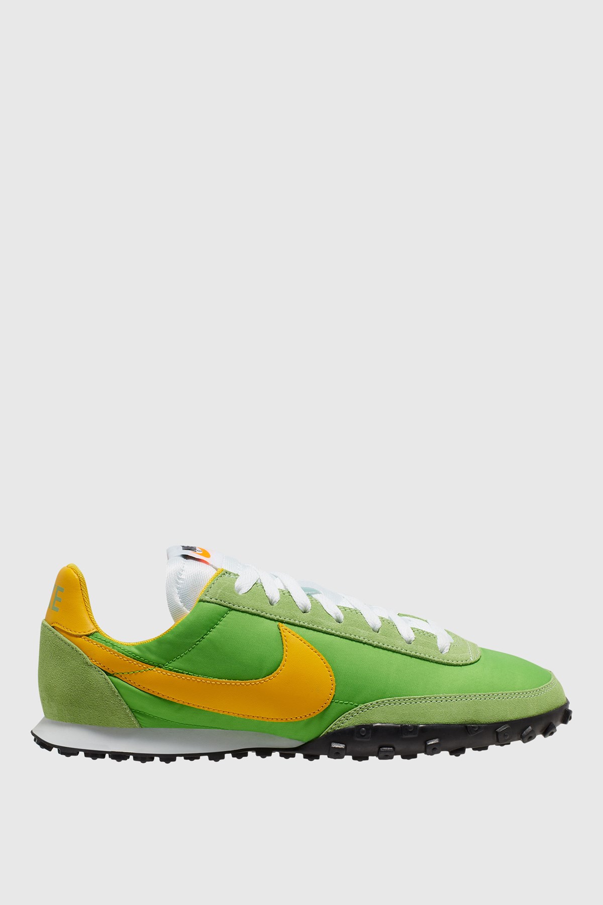 nike waffle racer action green