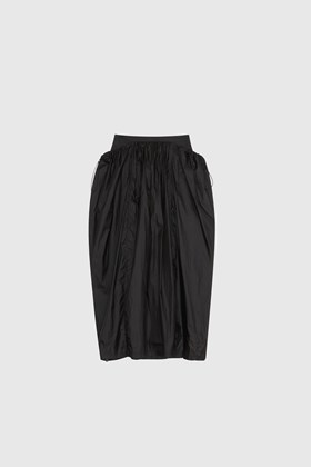 Amomento Layered Shirring Skirt