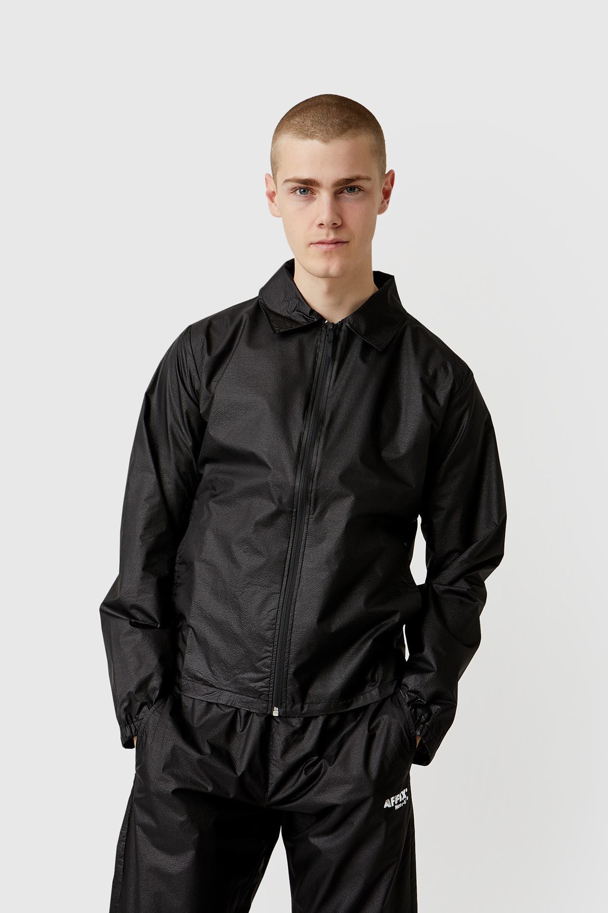 AFFIX Technical Coach Jacket Black | WoodWood.com