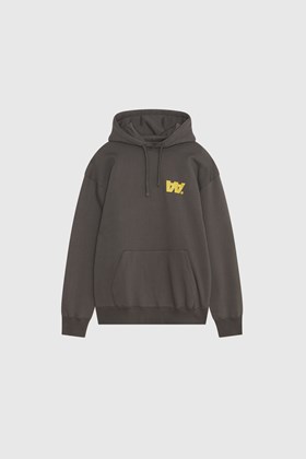 Double A by Wood Wood Cass Letter Hoodie GOTS