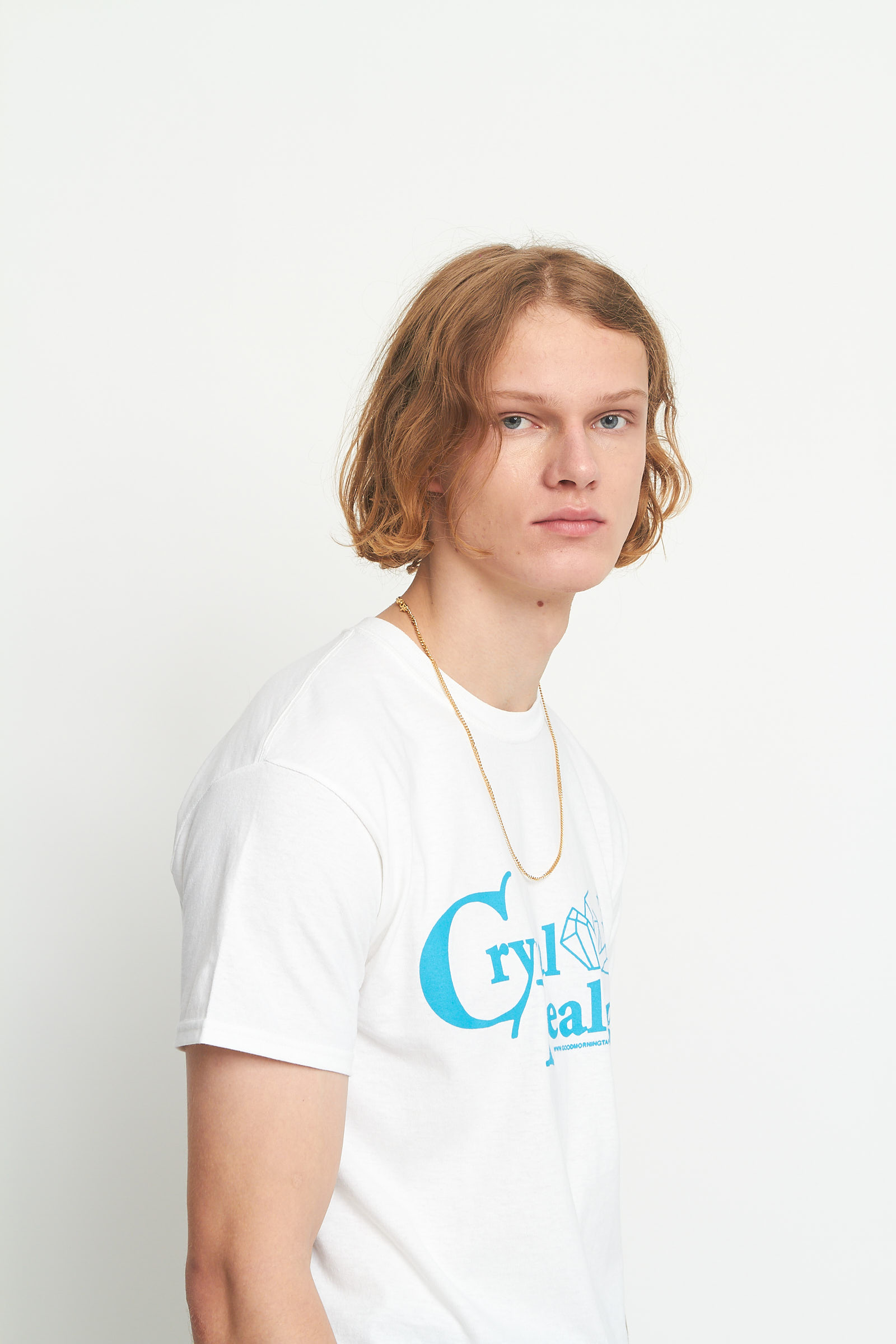 Good Morning Tapes Crystal Healing SS Tee White | WoodWood.com