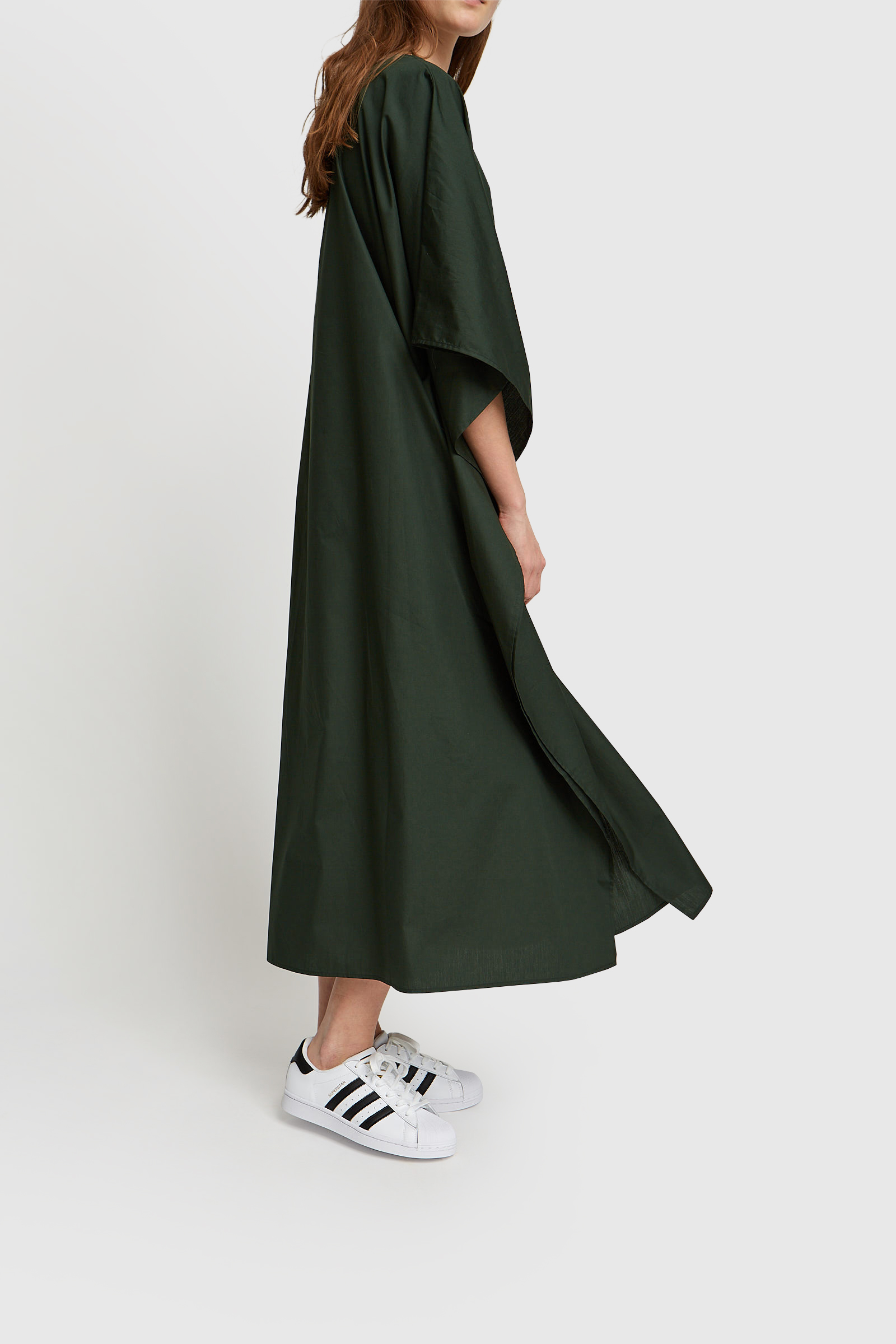 CristaSeya Light Oversized Caftan Forest green | WoodWood.com