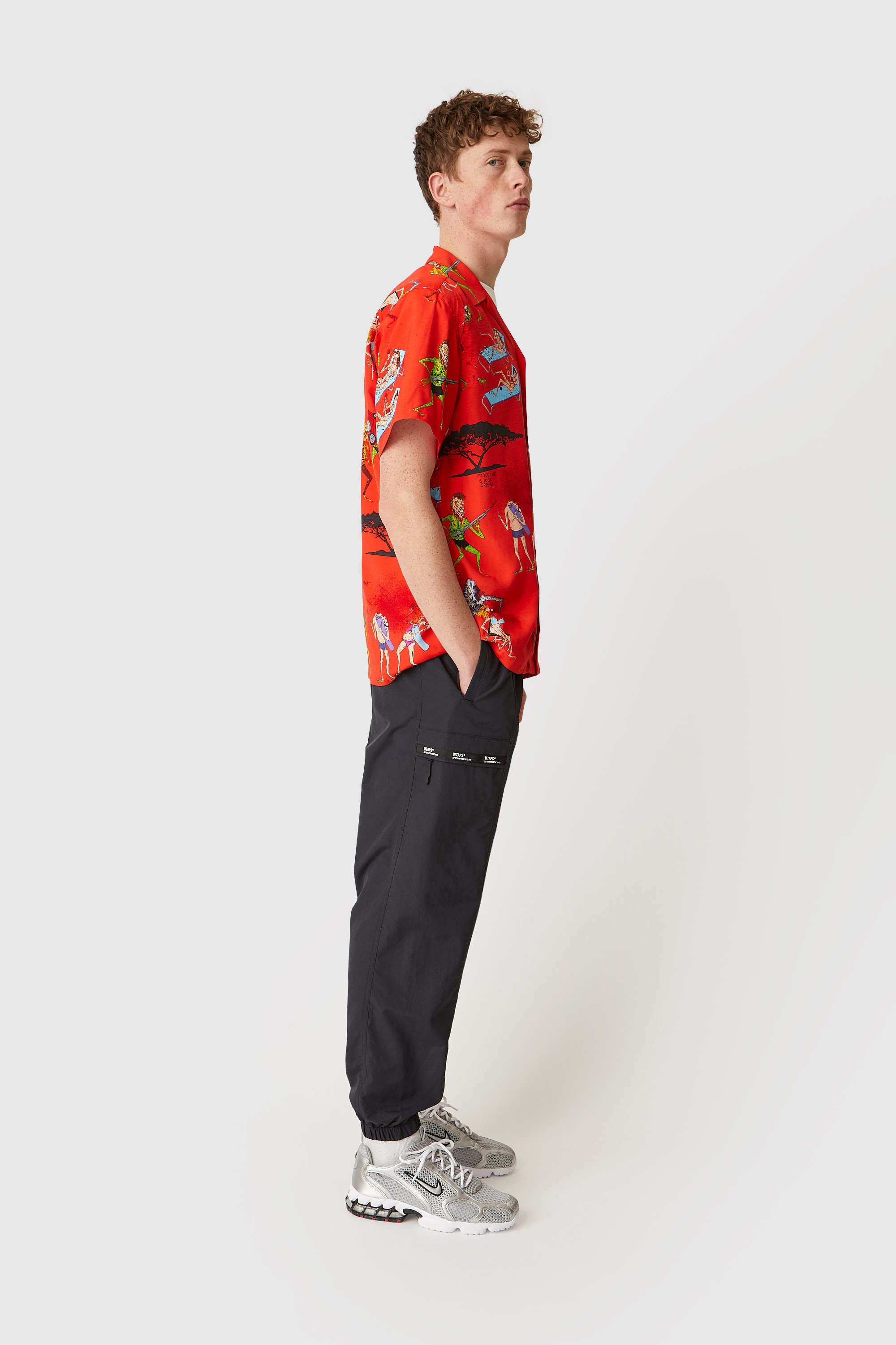 23ss WTAPS TRACKS TROUSERS POLY TWILL