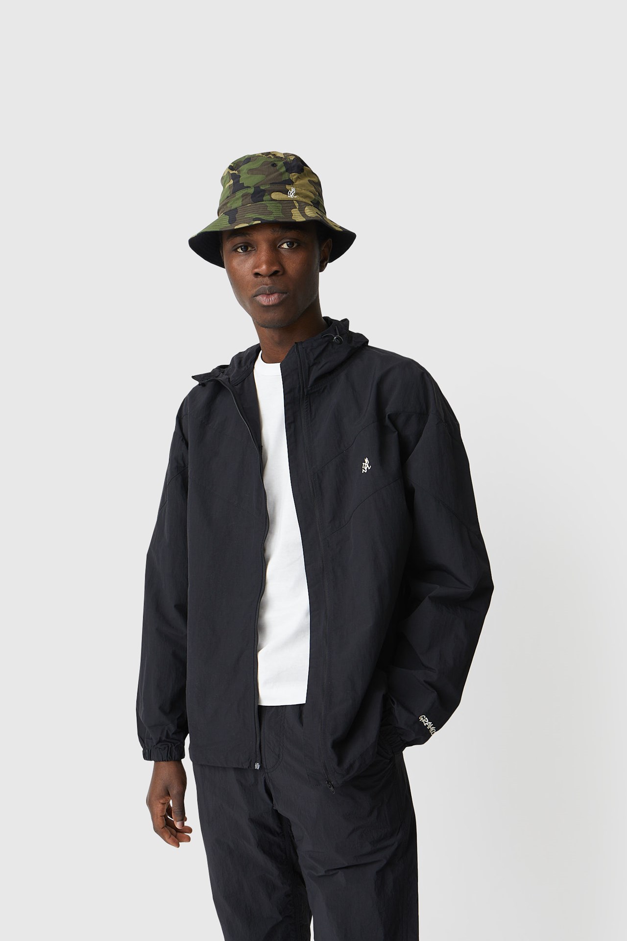 Gramicci Shell Jacket Black | WoodWood.com