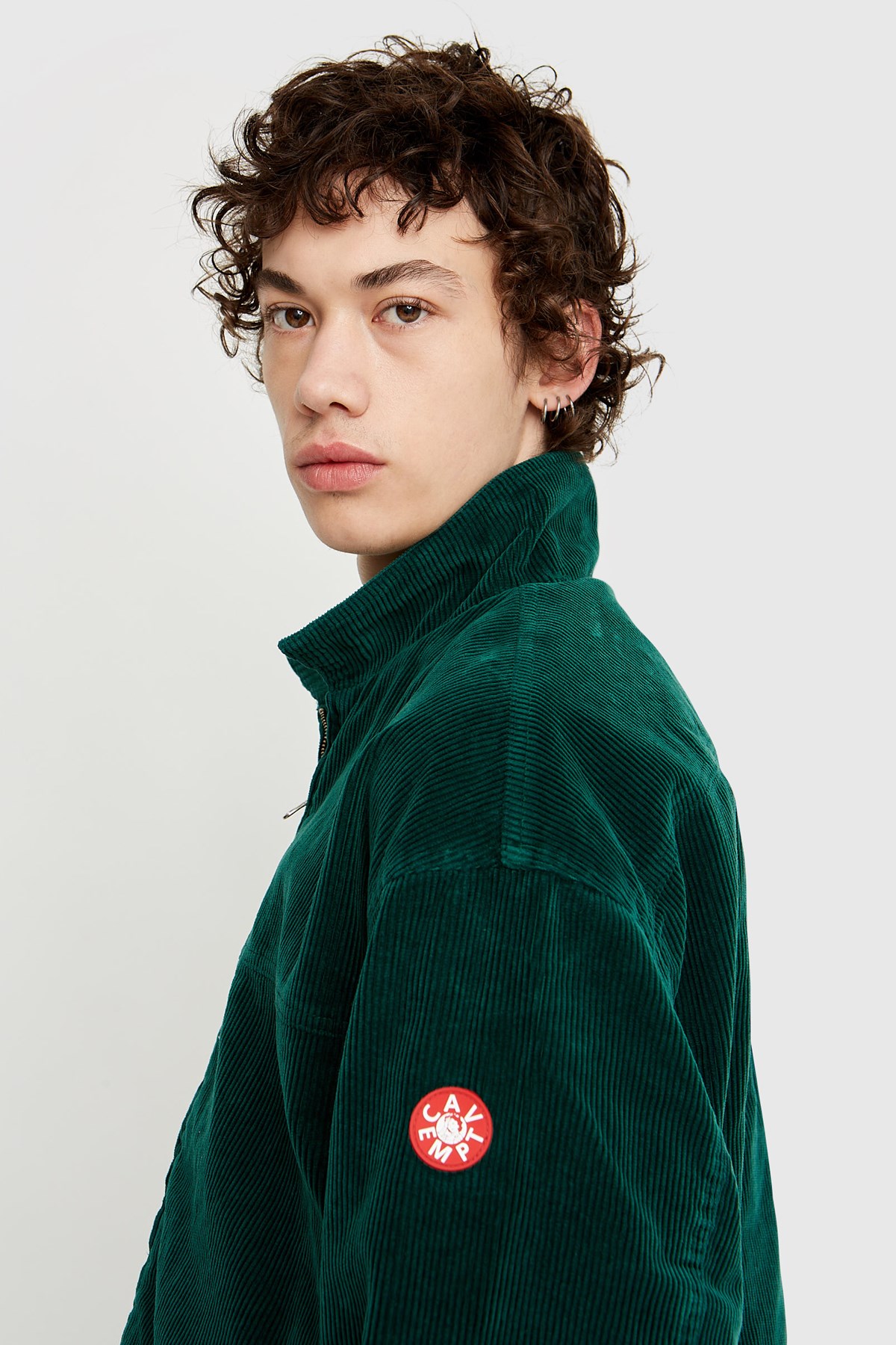 Cav Empt Rev Cord Jacket Green WoodWood