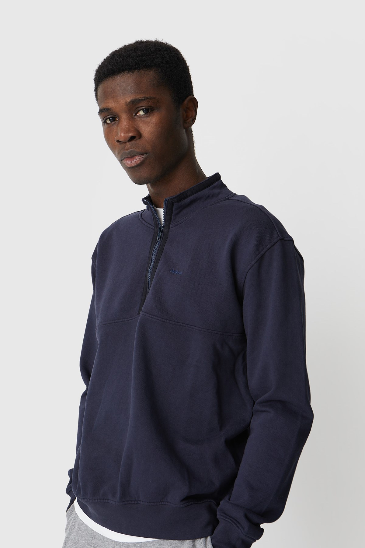 Adsum 3/4 Zip Dark navy | WoodWood.com