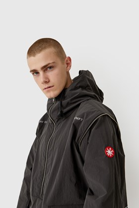 Cav Empt Conceal Sleeve Pullover Jacket Schwarz WoodWood