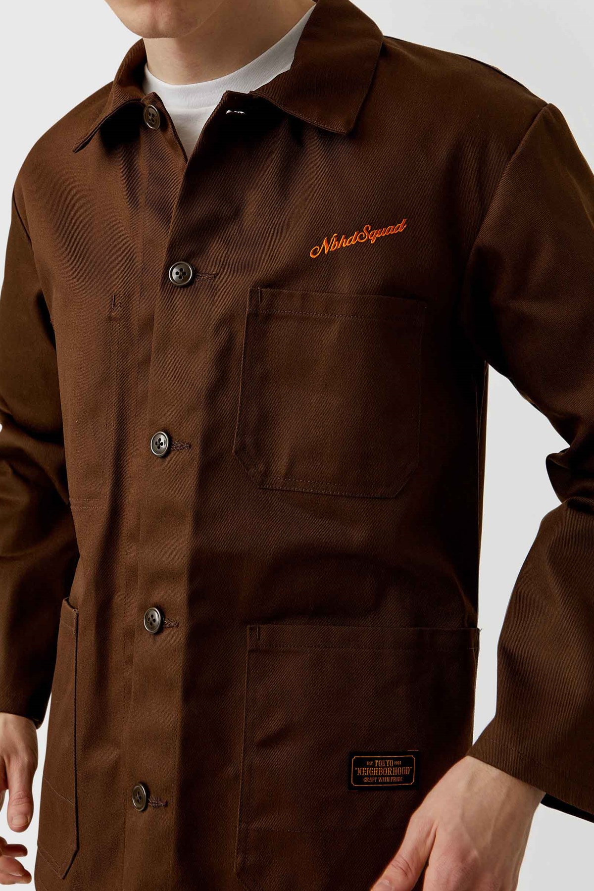 Neighborhood Coverall / Jacket Brown | WoodWood.com