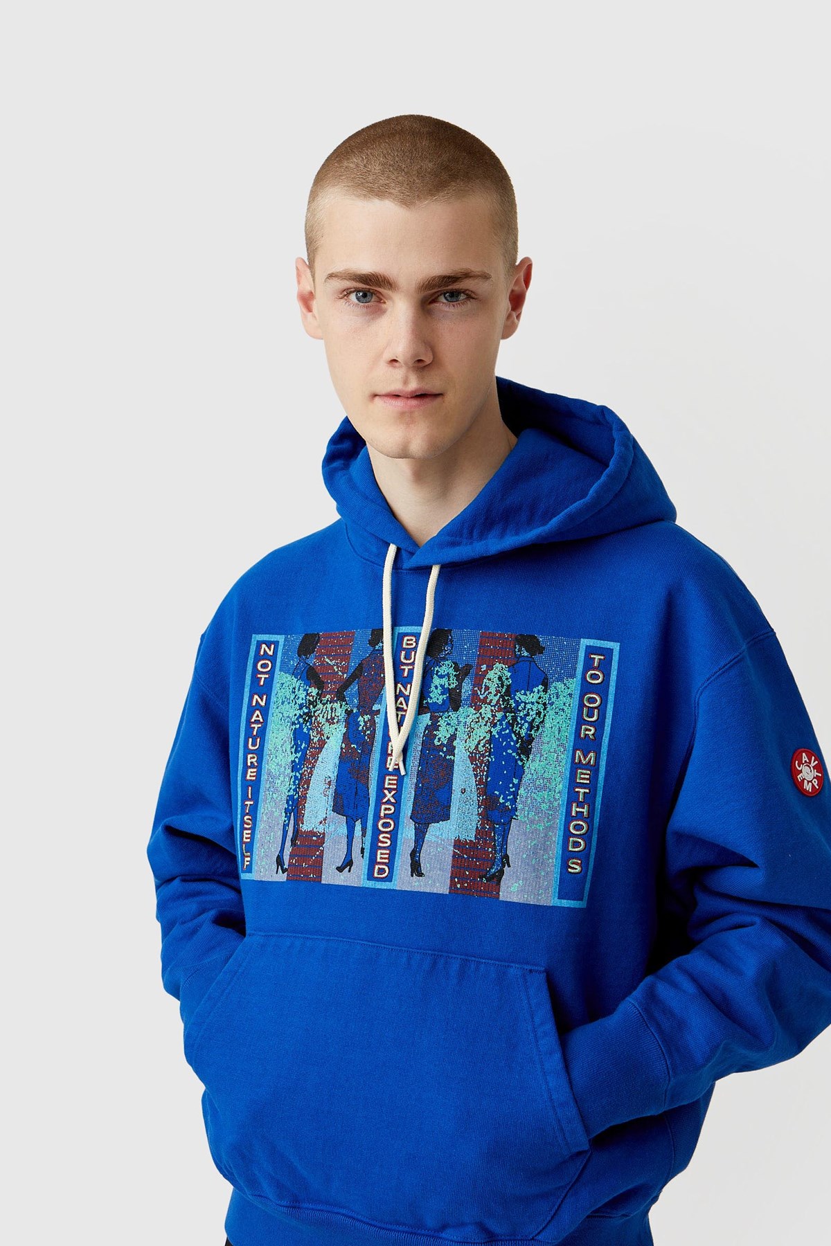 Cav Empt Not Nature Heavy Hoody Blue WoodWood