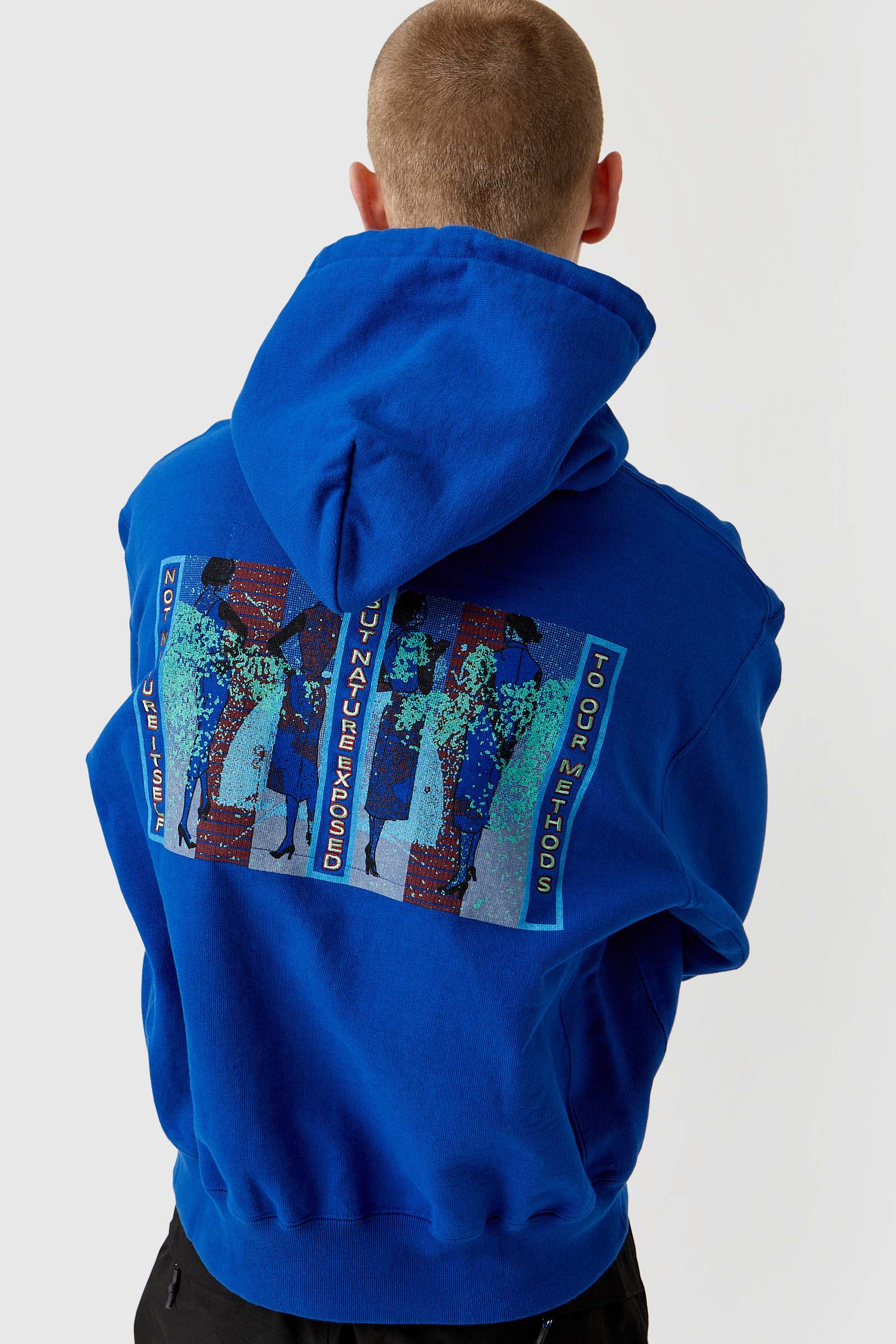 Cav Empt Not Nature Heavy Hoody Blue WoodWood