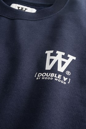 Double A by Wood Wood Jess sweatshirt Navy | WoodWood.com