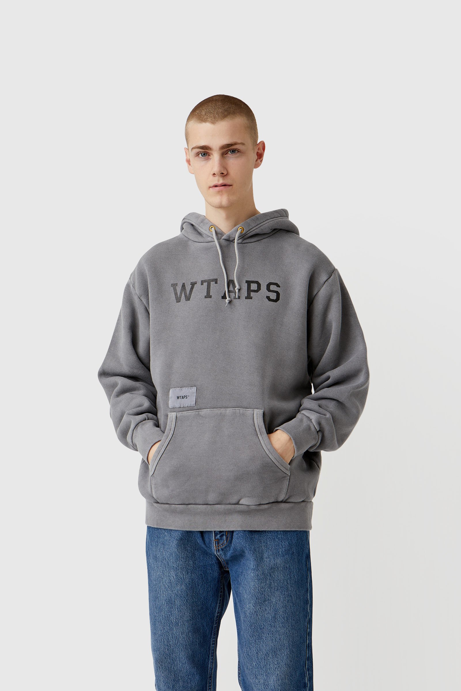 新作入荷得価】 W)taps - Sサイズ WTAPS College Design Hooded Greyの ...