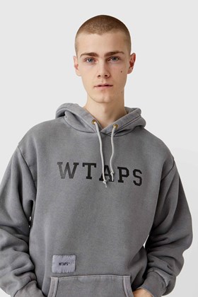 WTAPS College. Design Hooded Grau | WoodWood.com