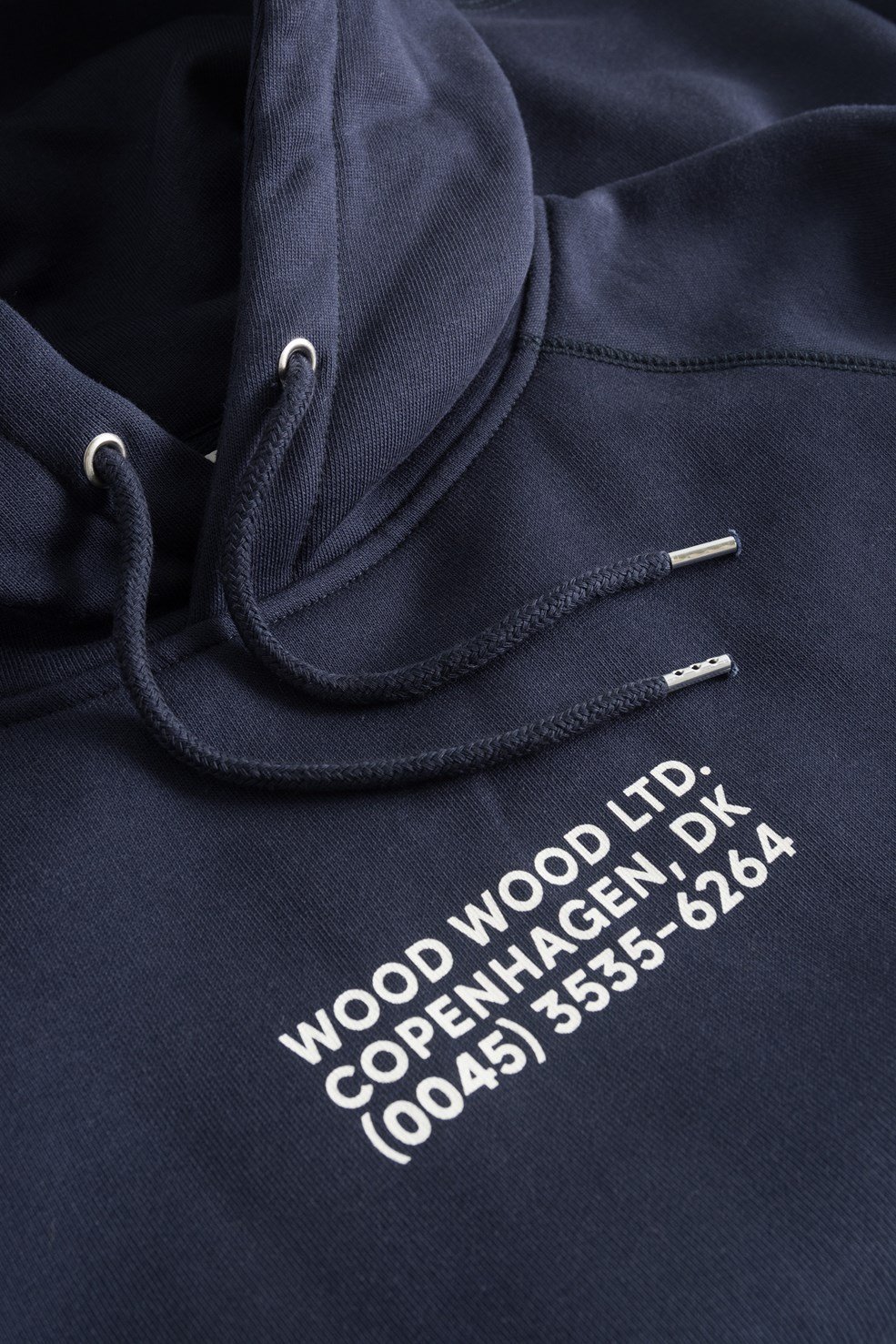 Wood Wood Fred hoodie Navy | WoodWood.com